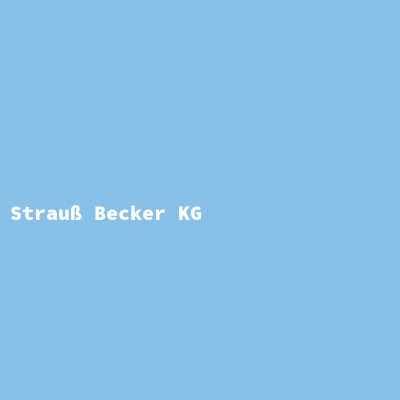 Strauß Becker KG