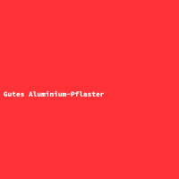 Gutes Aluminium-Pflaster