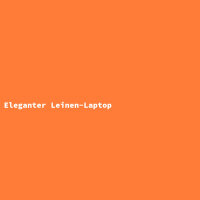 Eleganter Leinen-Laptop