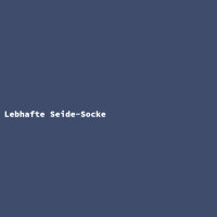 Lebhafte Seide-Socke
