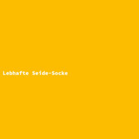 Lebhafte Seide-Socke