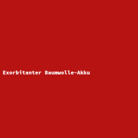 Exorbitanter Baumwolle-Akku