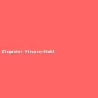 Eleganter Viscose-Stuhl