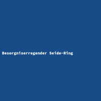 Besorgniserregender Seide-Ring