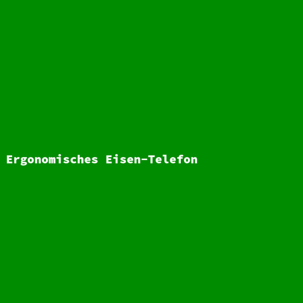 Ergonomisches Eisen-Telefon