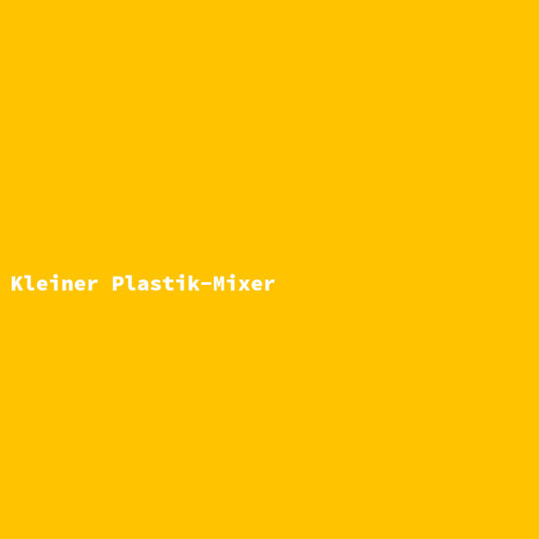 Kleiner Plastik-Mixer