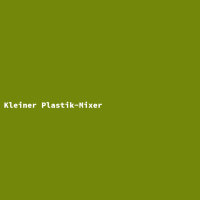 Kleiner Plastik-Mixer