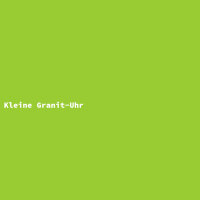 Kleine Granit-Uhr